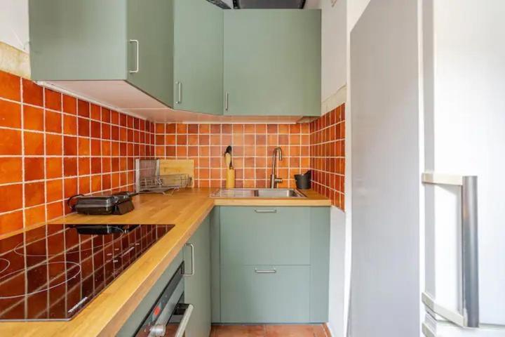 Ferienwohnung Superbe Studio Paris Gambetta Exterior foto